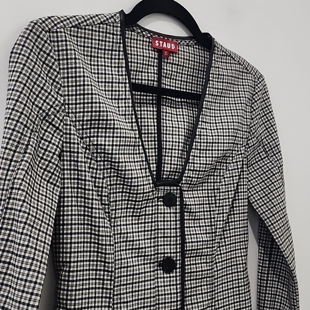 Staud Fairham Plaid Dress - Picture 5 of 15